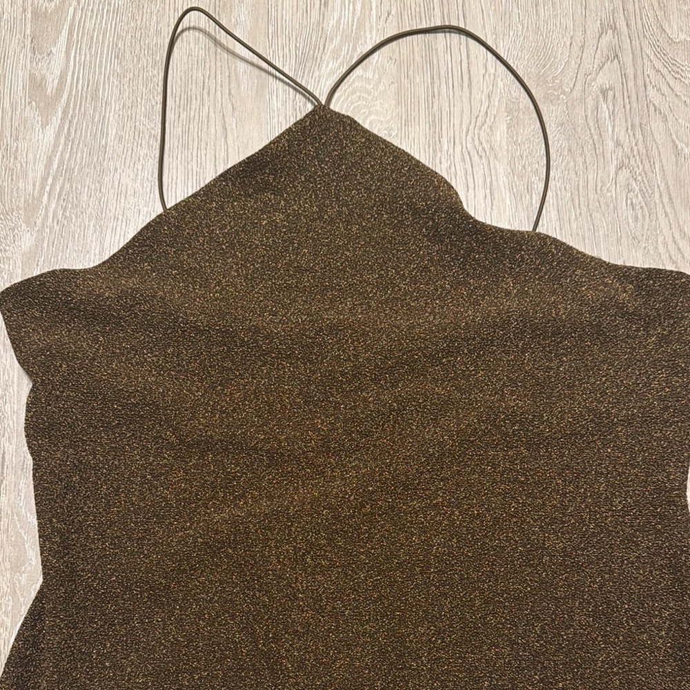 Shimmering Halter Top